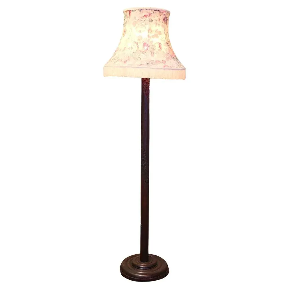 フロアスタンド Antique oriental table lamp Oriental Carved Floor Lamp, 1920