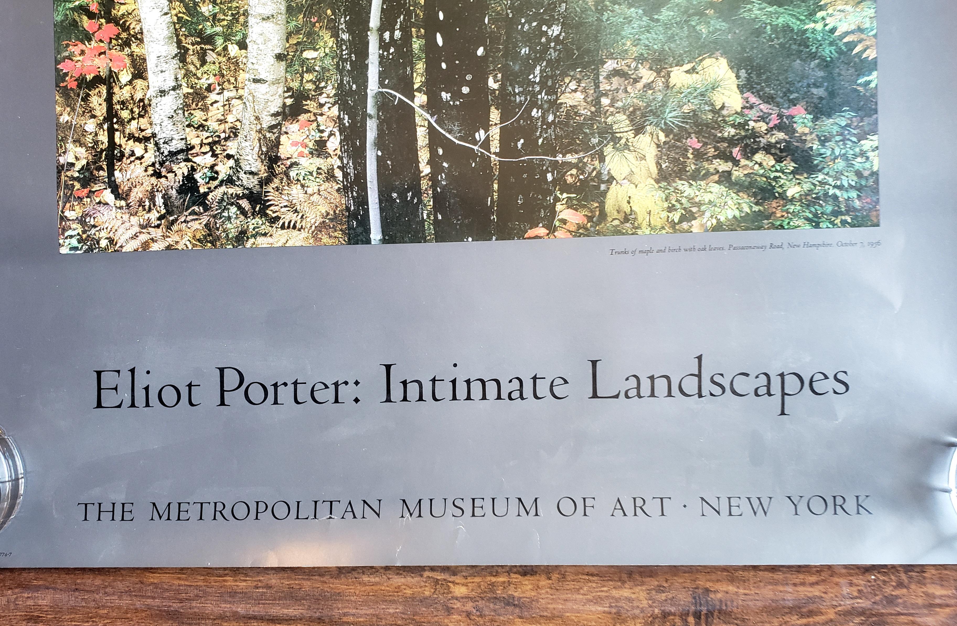 1979 Eliot Porter Metropolitan Museum Art Photography Exhibition