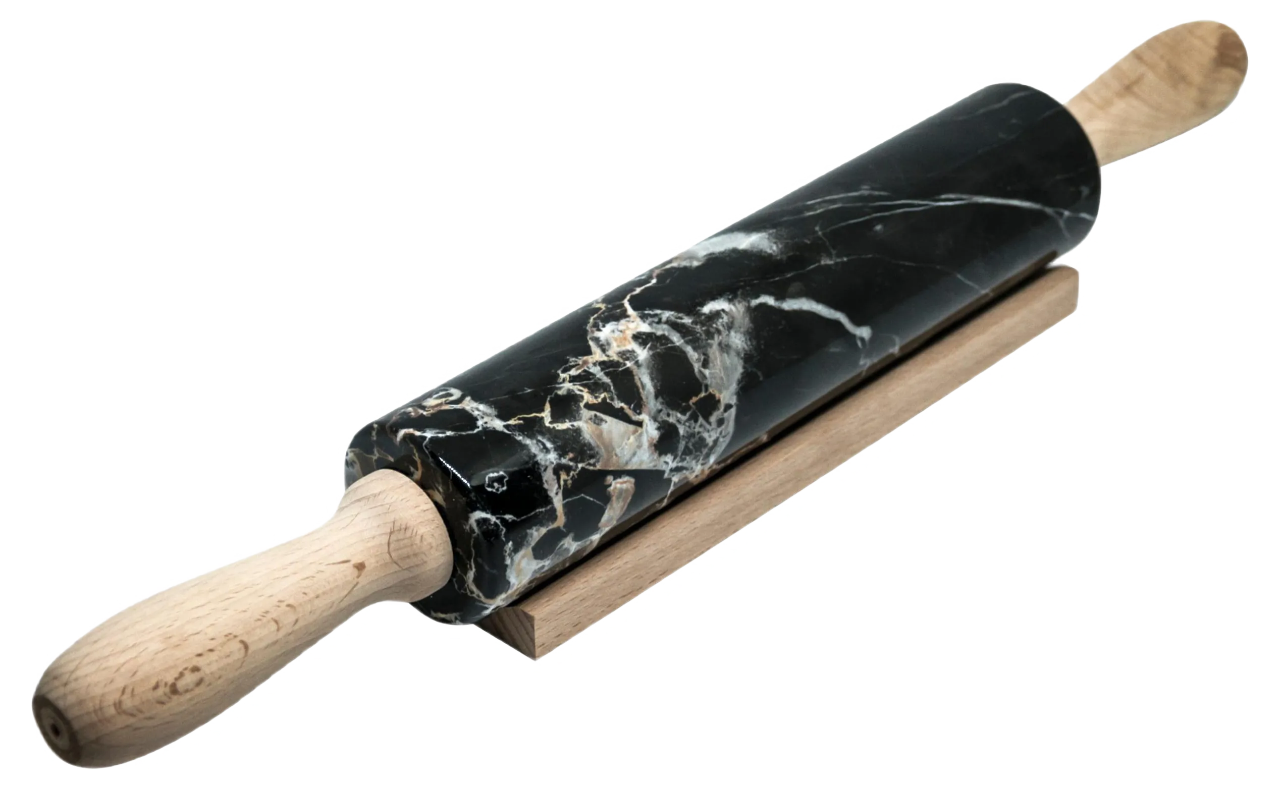 Black Portoro Marble Rolling Pin Chairish