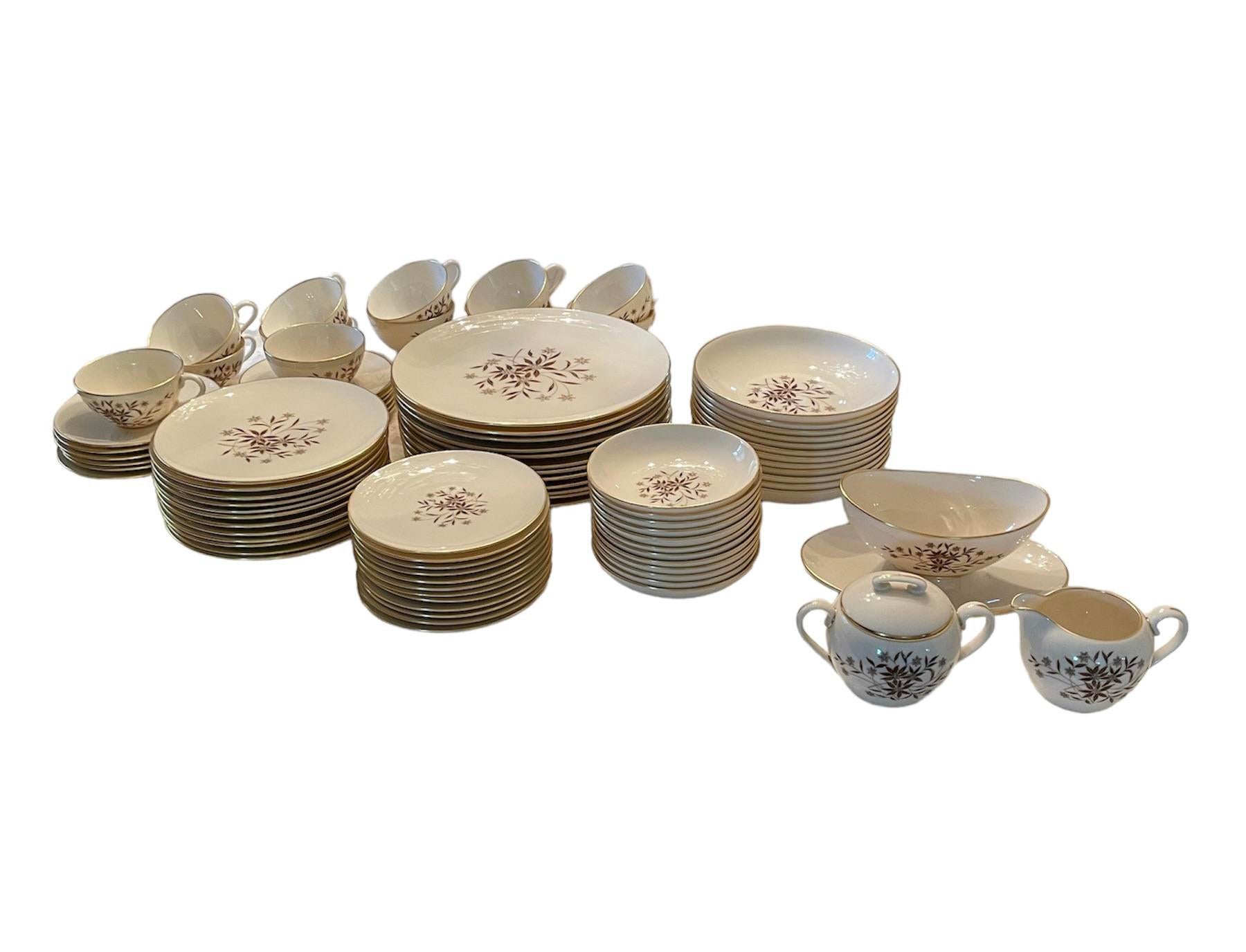 激　激レア！　LENOX GASTON 40pc Lenox Wheat Complete Service for 8 Dinner Set Salad