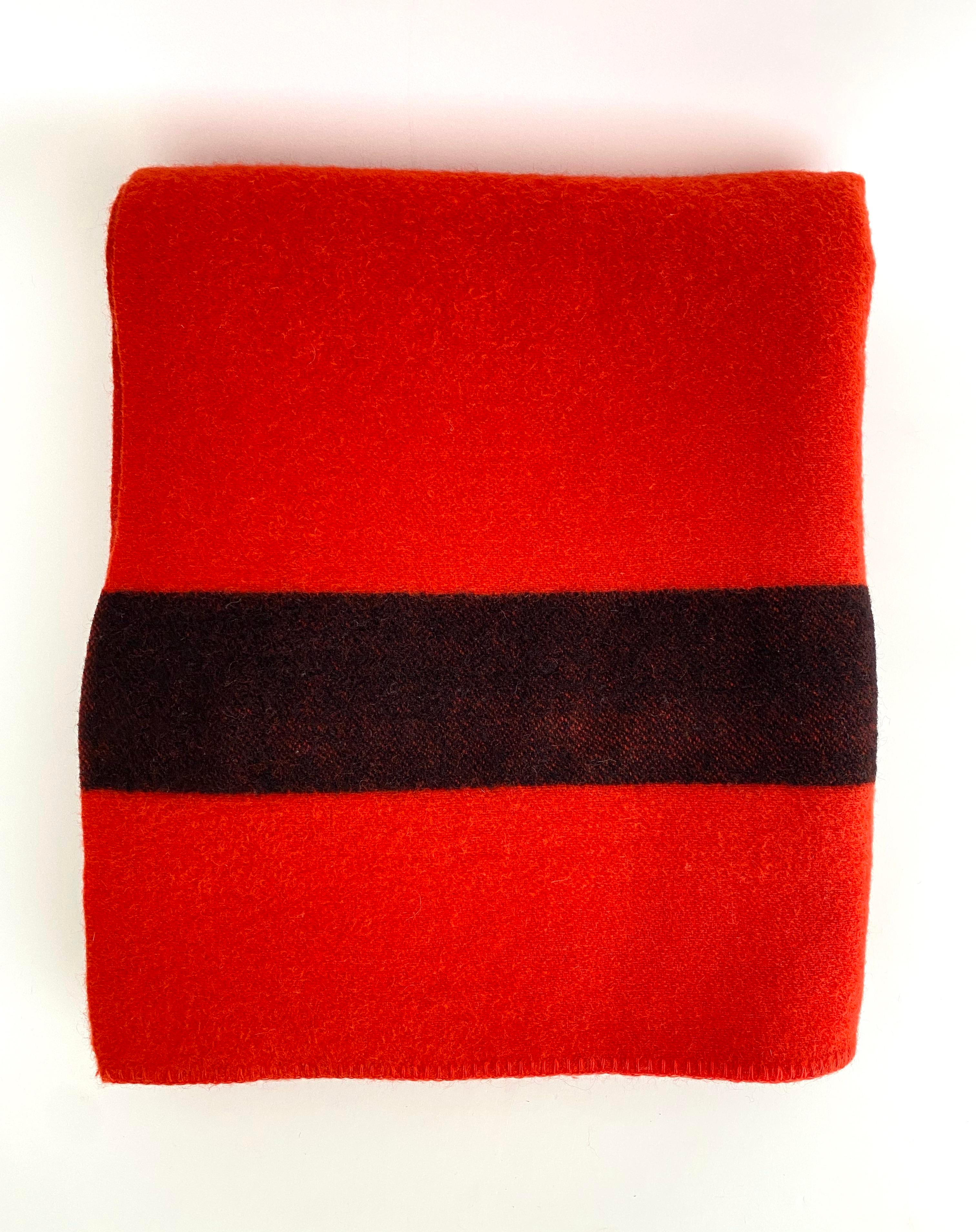 Vintage Hudson Bay Red Wool Blanket Chairish