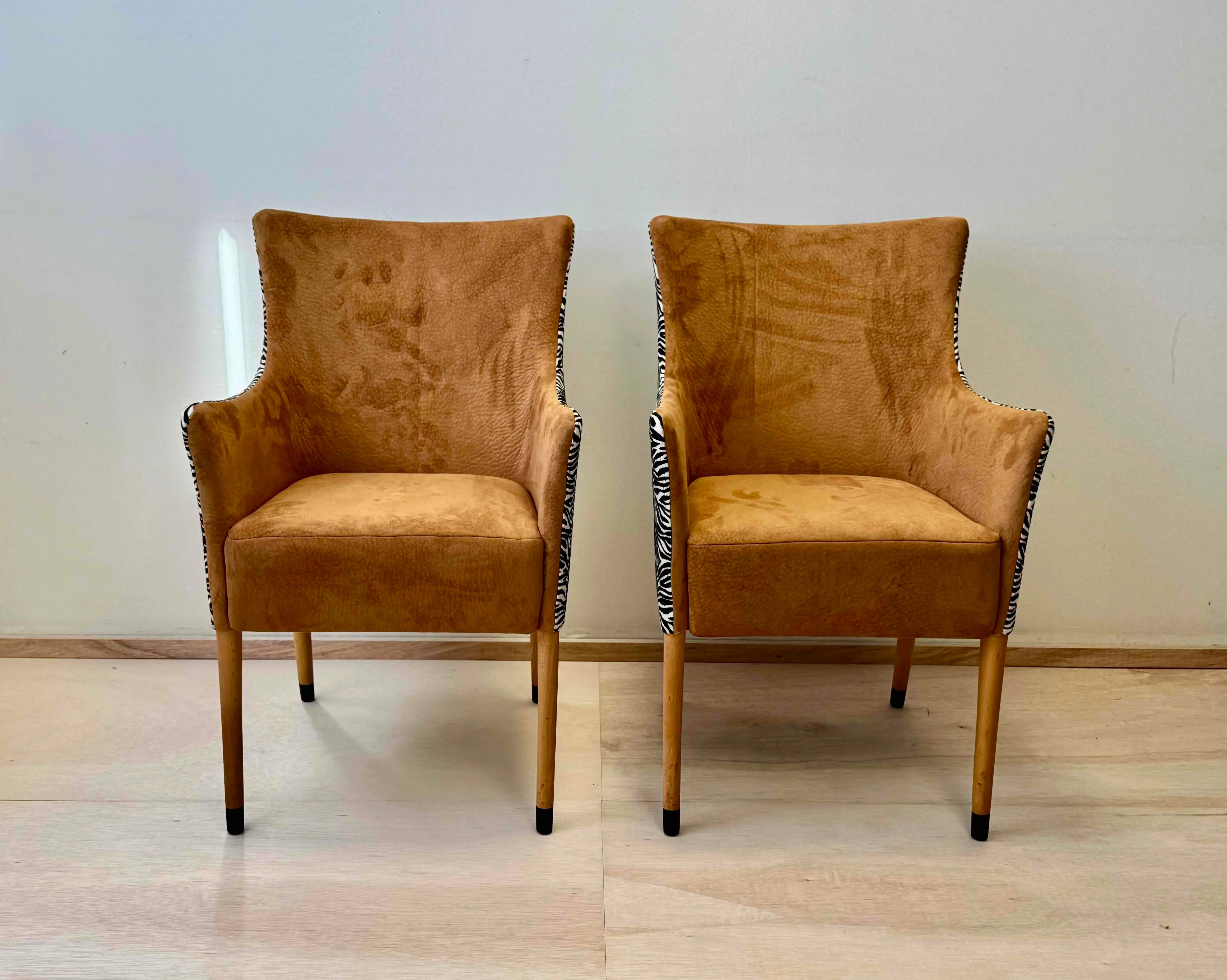 Italian Giorgina Armchairs by Giorgetti, 1980s, Set of 2