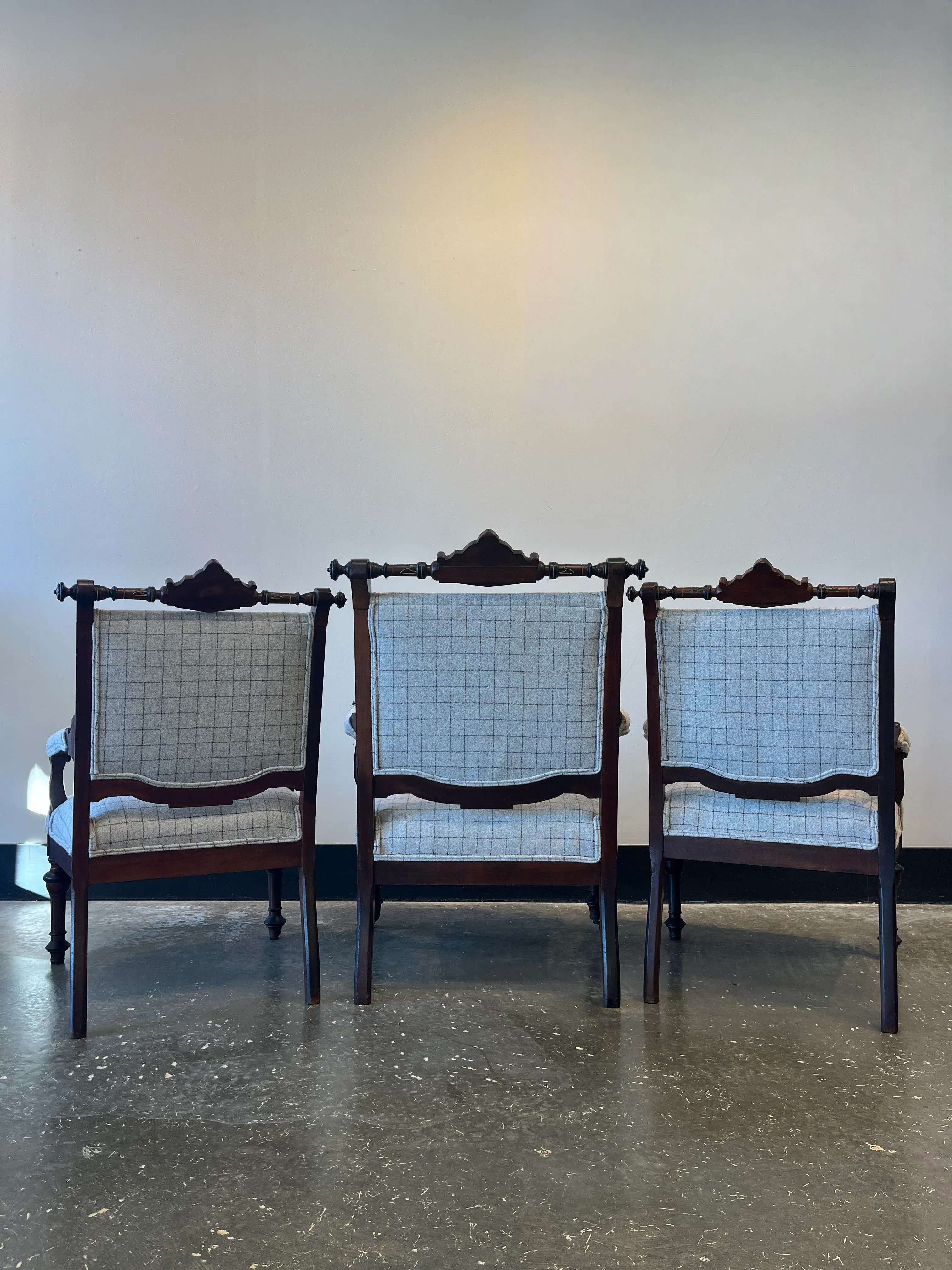 Mid 20th Century Vintage Three Bears Fireside Chairs - Set of 3