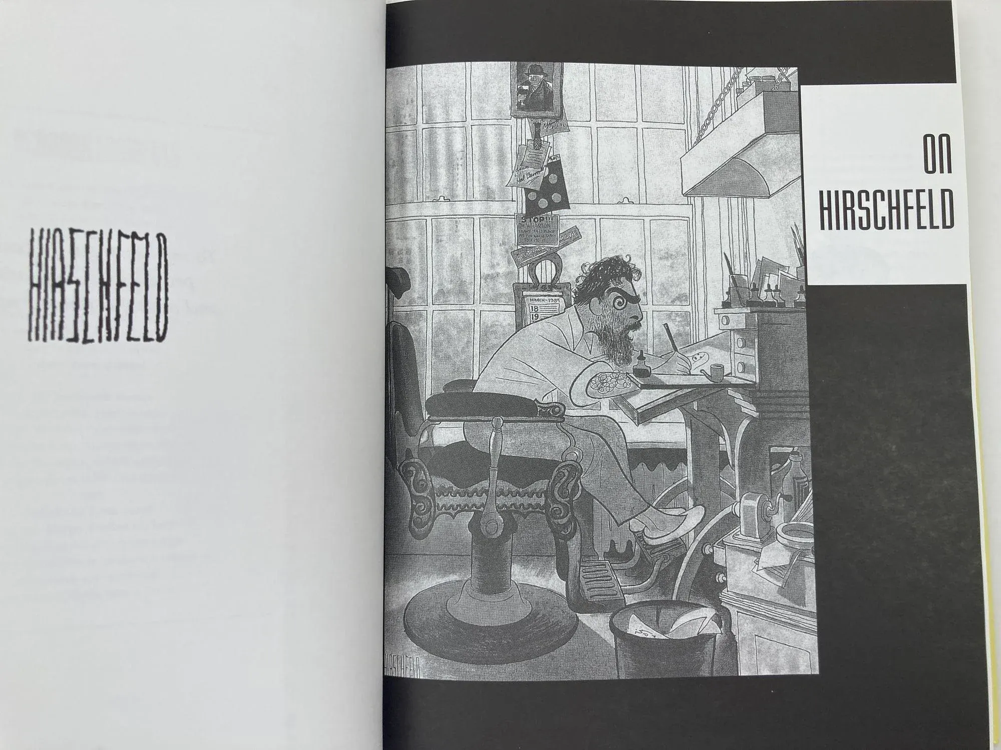 Hirschfeld on Line ハーシュフェルド オン ライン Hirschfeld on Line Hardcover Book by Al Hirschfeld