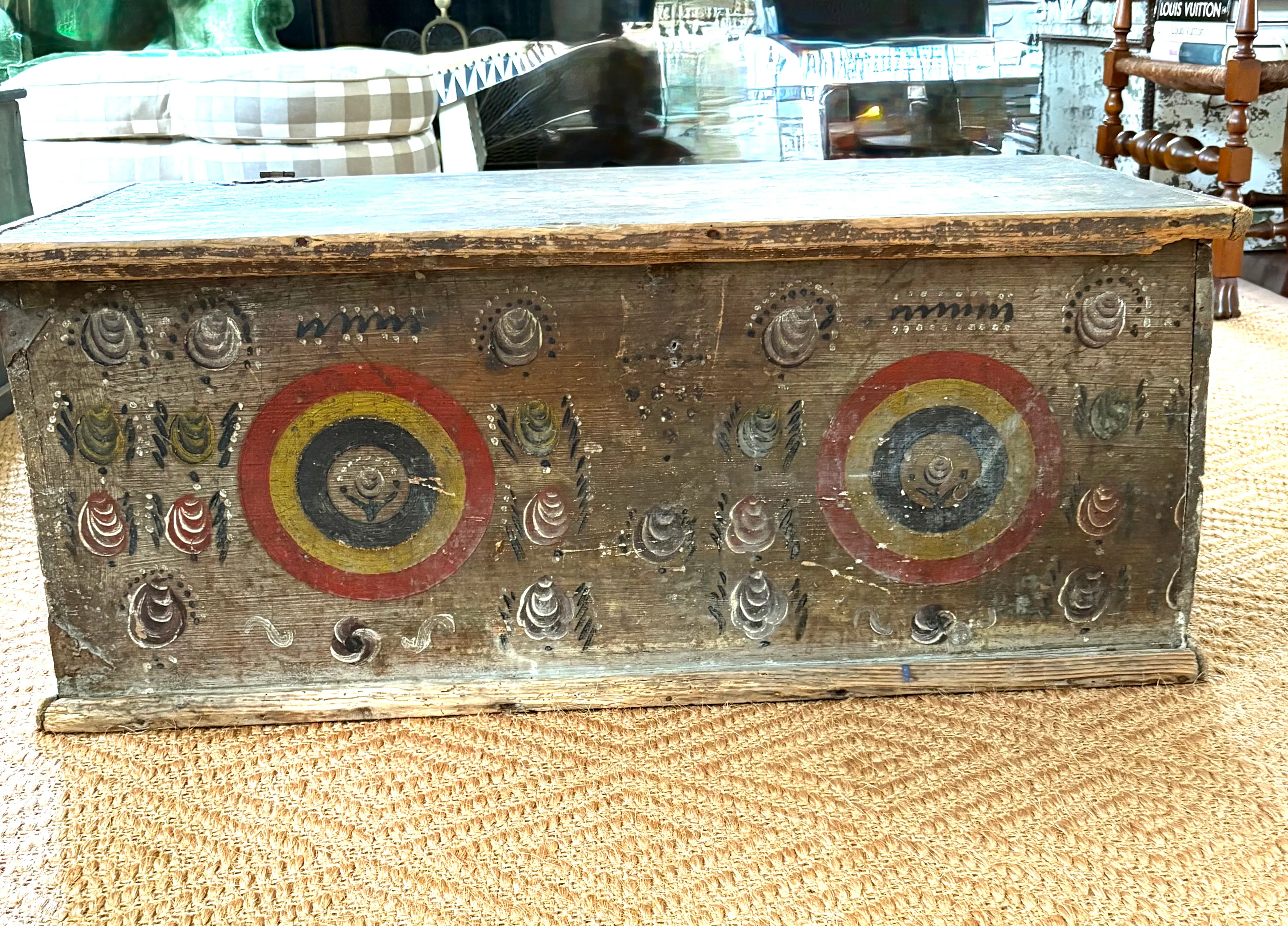 Painted Blanket Chest