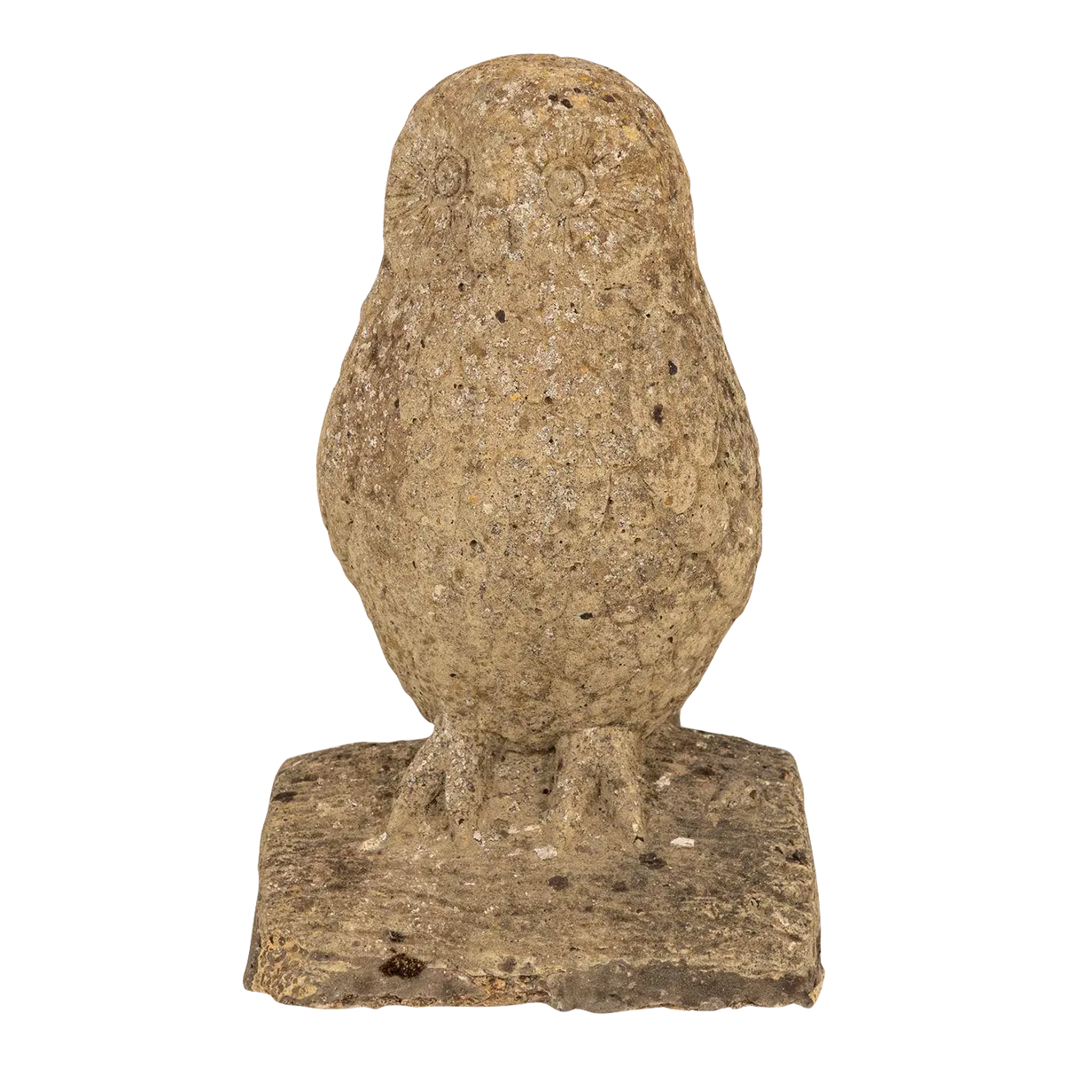Vintage Stone Owl Garden Ornament Chairish