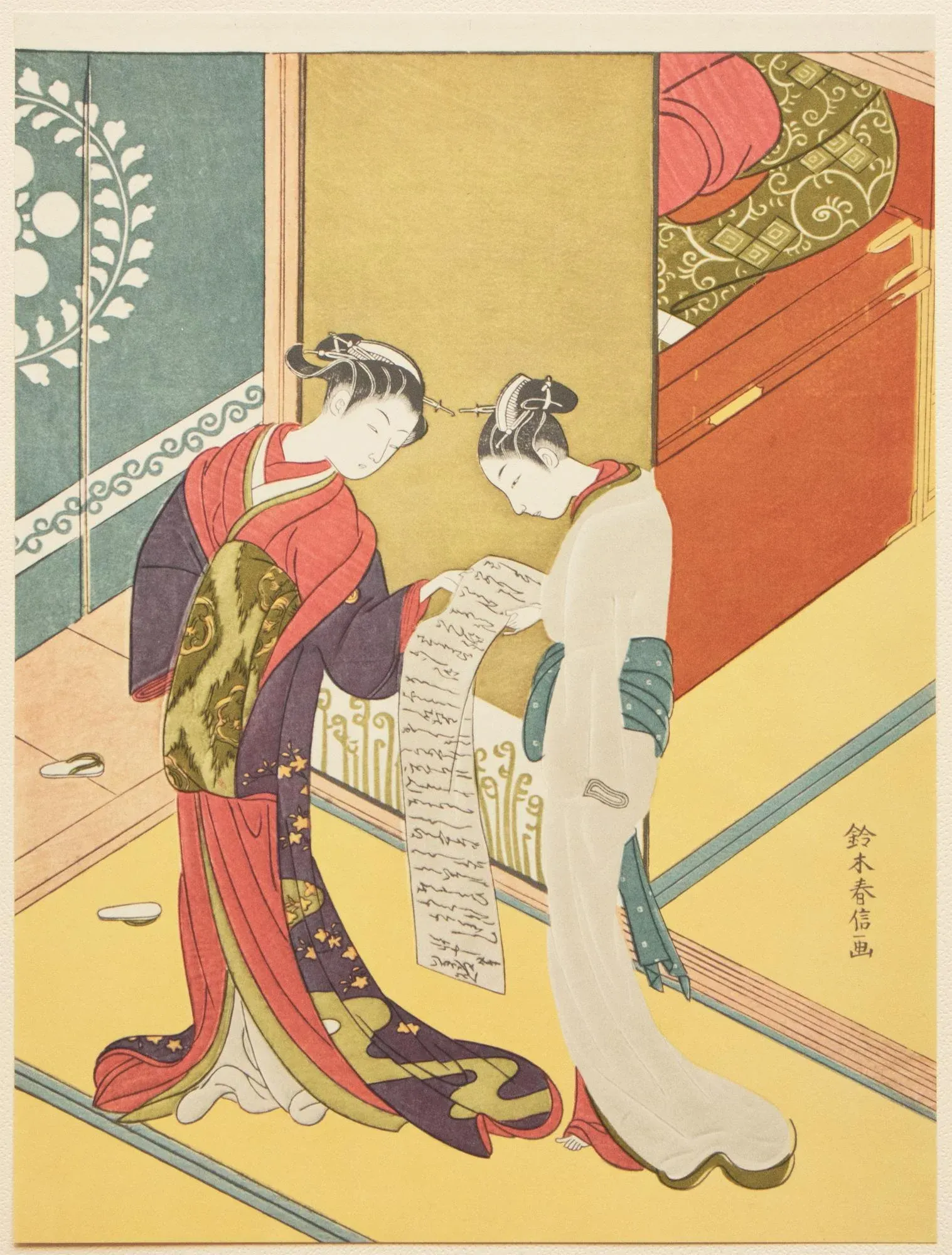 1963-after-harunobu-two-women-