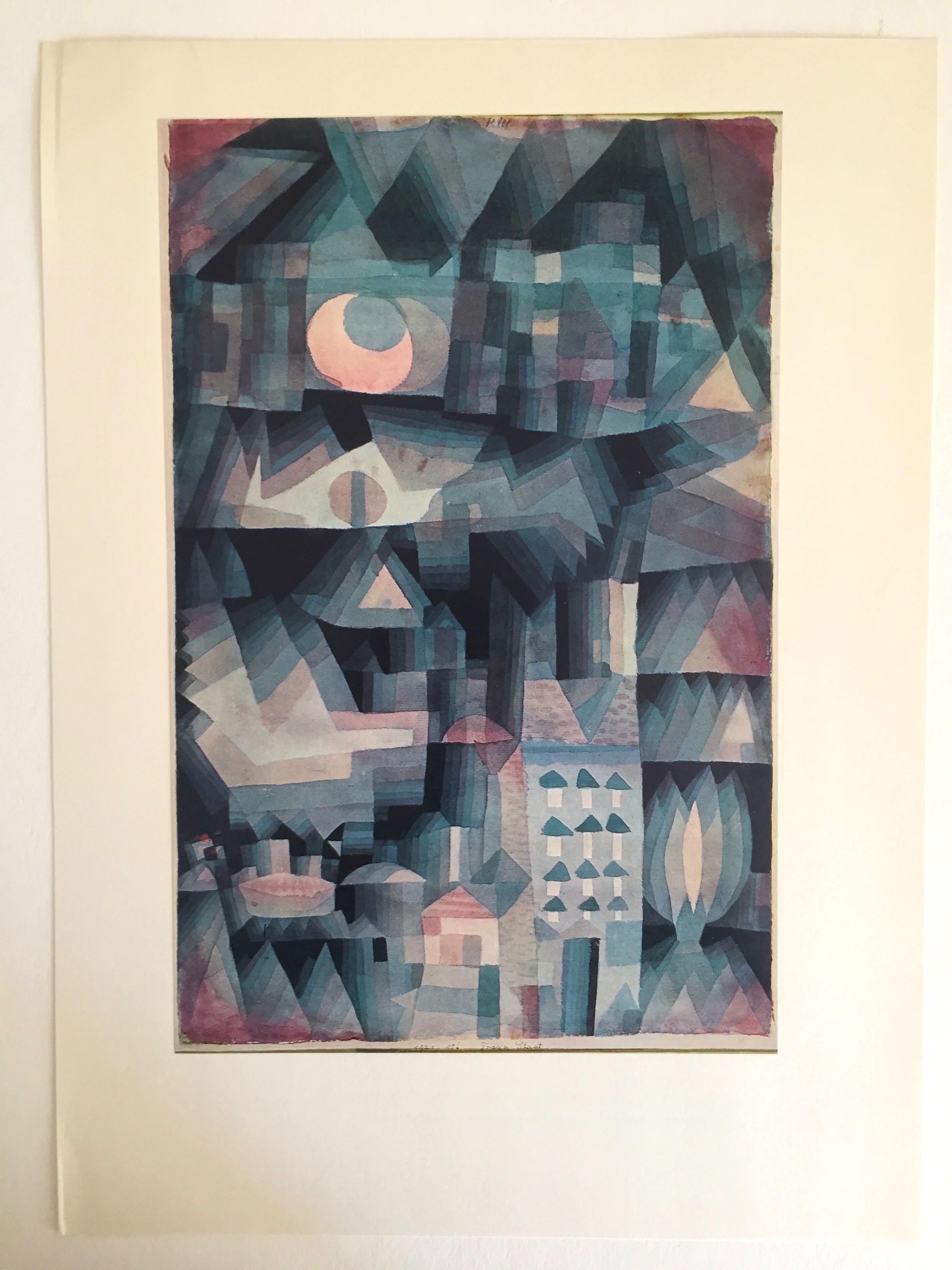 Paul Klee Vintage 1967 Authentic Abstract Modernist
