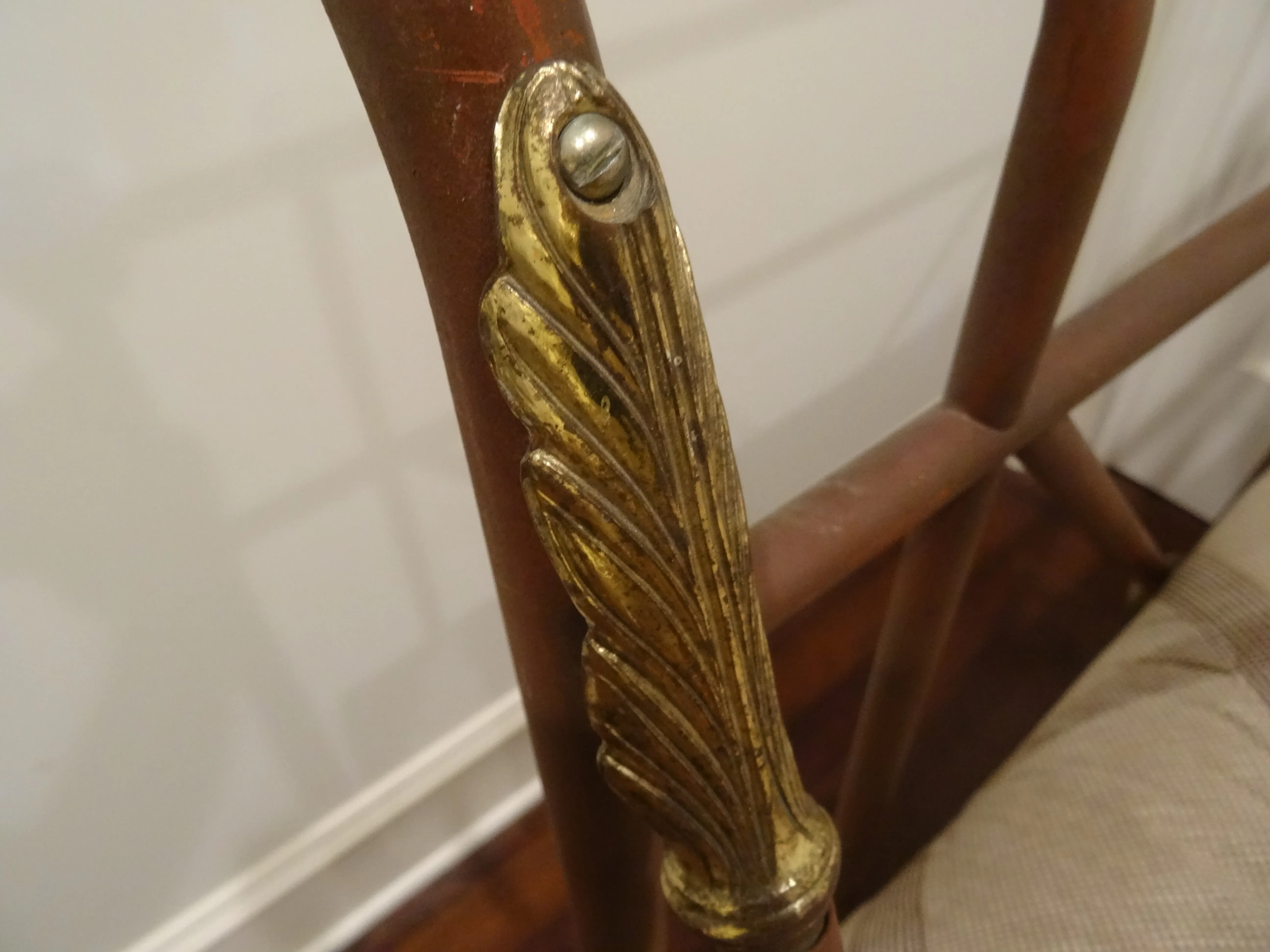 1960s Vintage Maison Jansen Iron and Brass Daybed