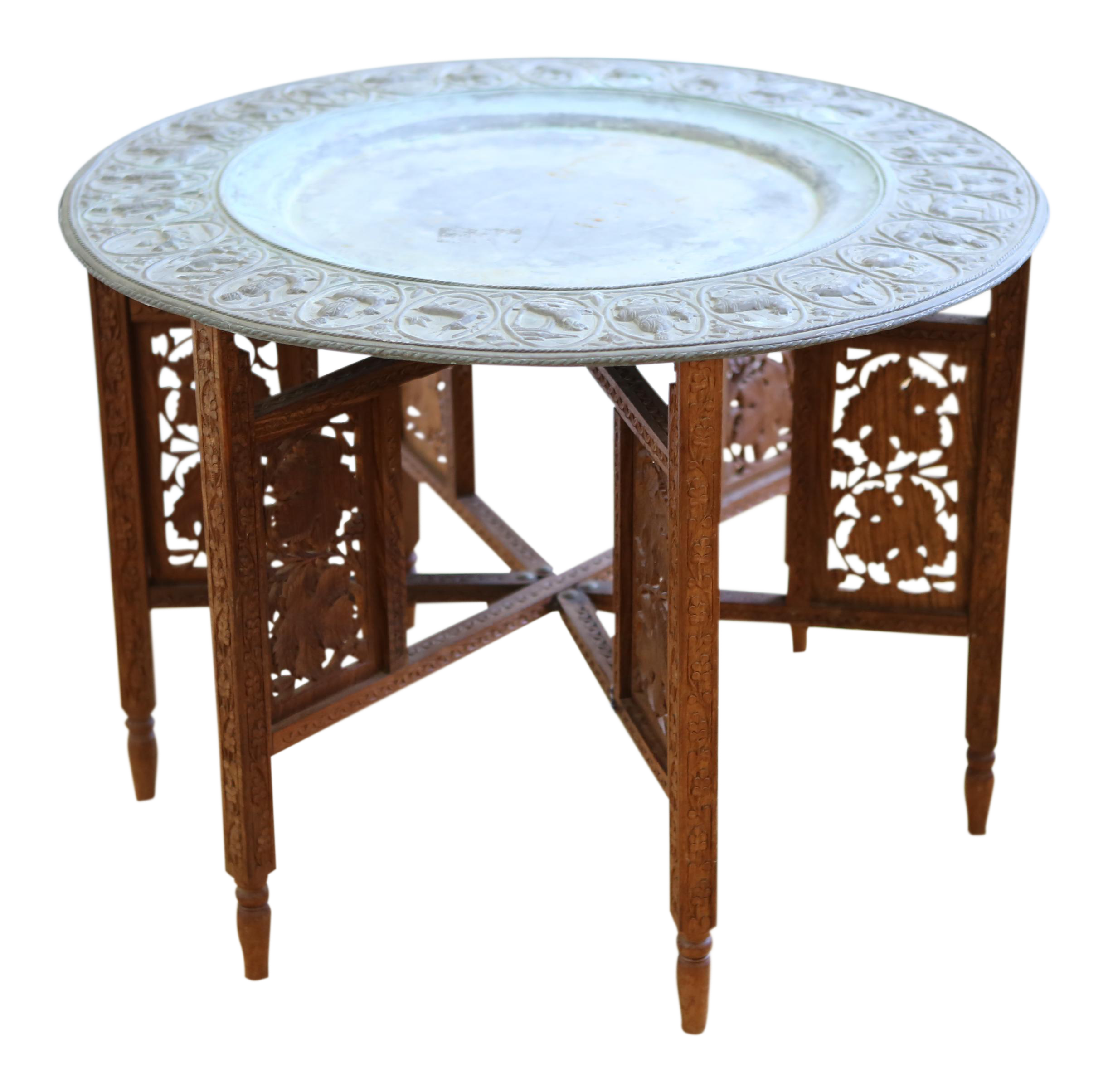 Moroccan Tray Accent Table Chairish