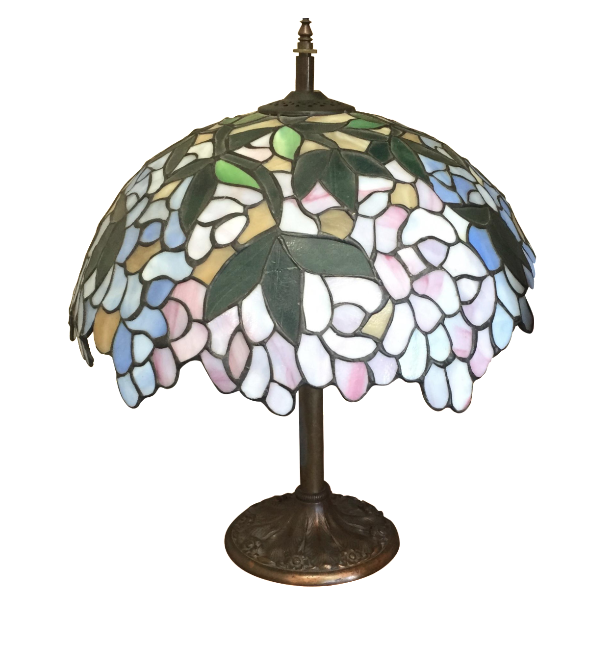 Miller 967 Stained Glass Lamp Chairish