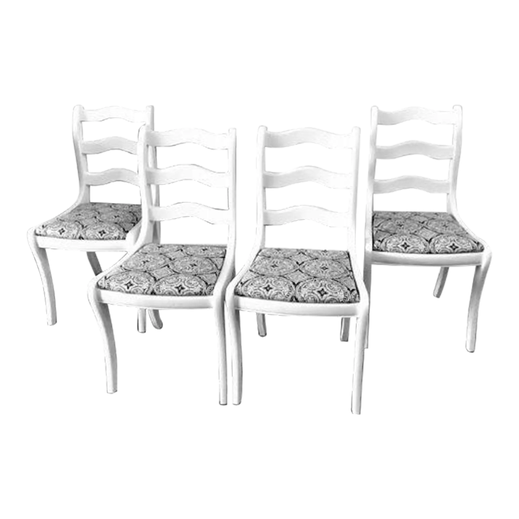 1940s Vintage Duncan Phyfe Style Dining Chairs Set of 4 Chairish