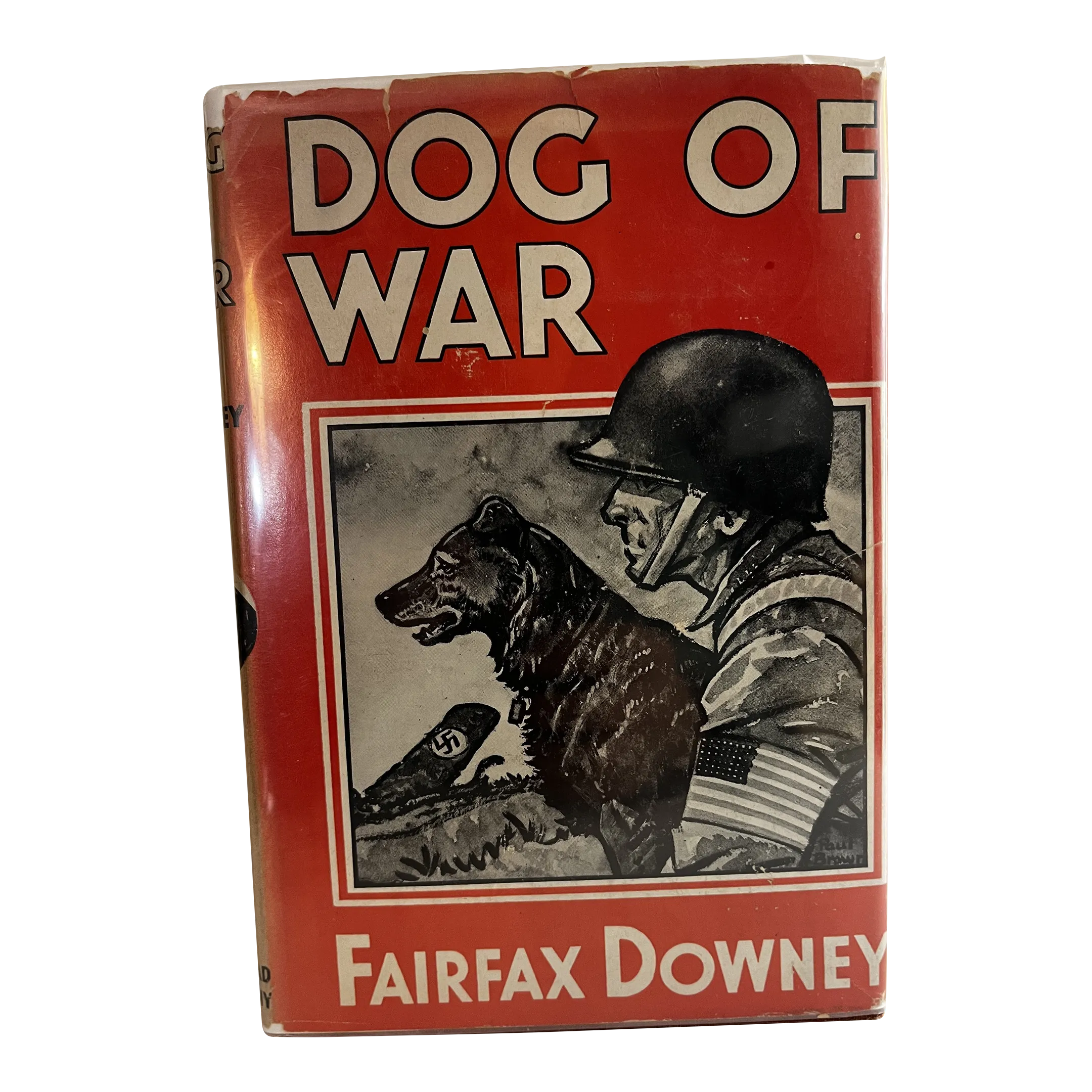 1944 Dog of War Fairfax Downey Book
