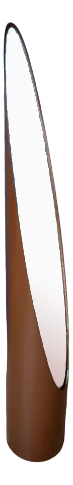 Vintage Miroir Lipstick, 1970s14k gold two tone pendant