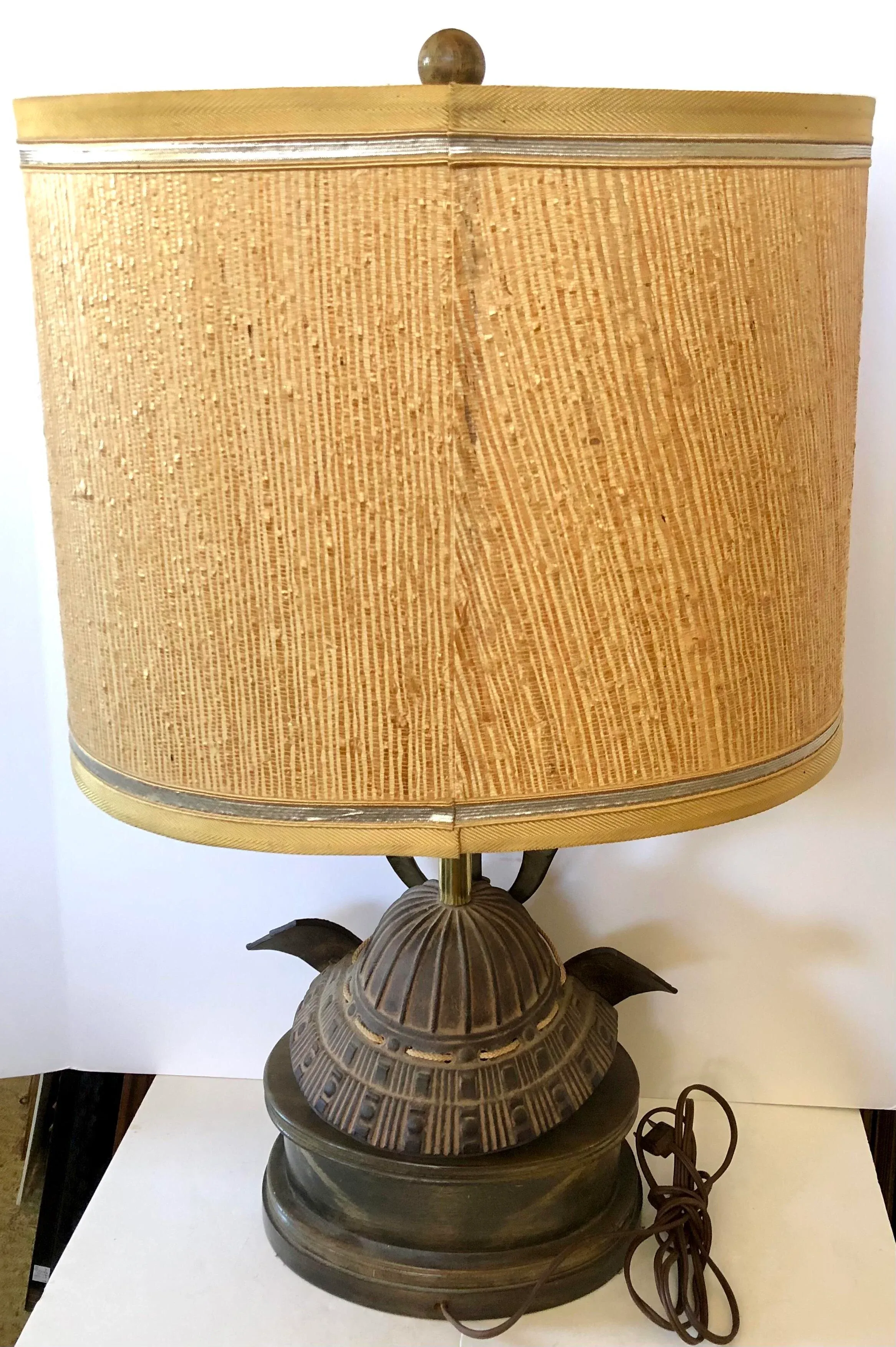 Japanese Samurai Helmet Table Lamp | Chairish, image size:2333x3503