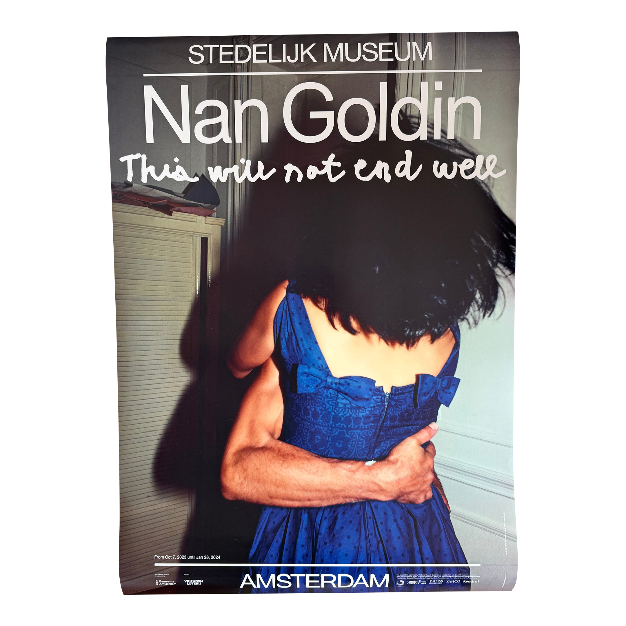 Nan Goldin – The Hug (1980), Original Exhibition Poster, Printed in the Netherlands