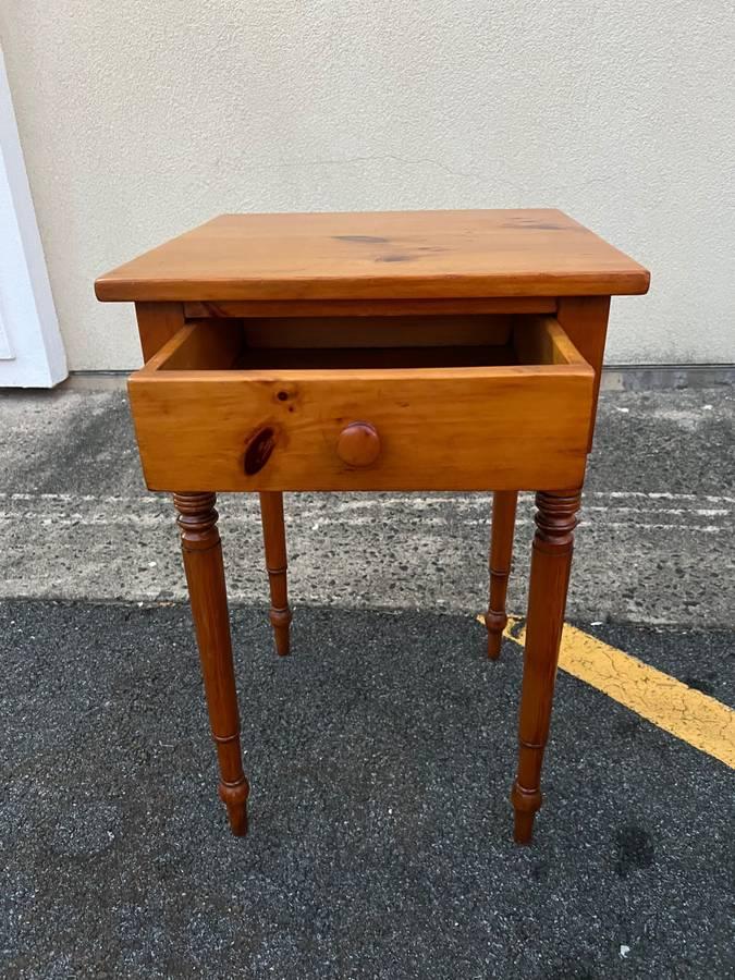 Vintage Early American Style Solid Yellow Pine Single Drawer