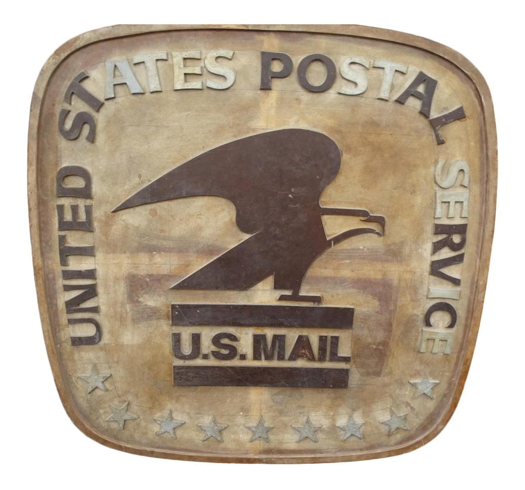 Vintage Post Office Composite Sign Mold Chairish