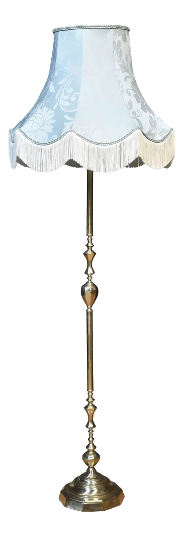 Brass Standard Lamp, 1920s
