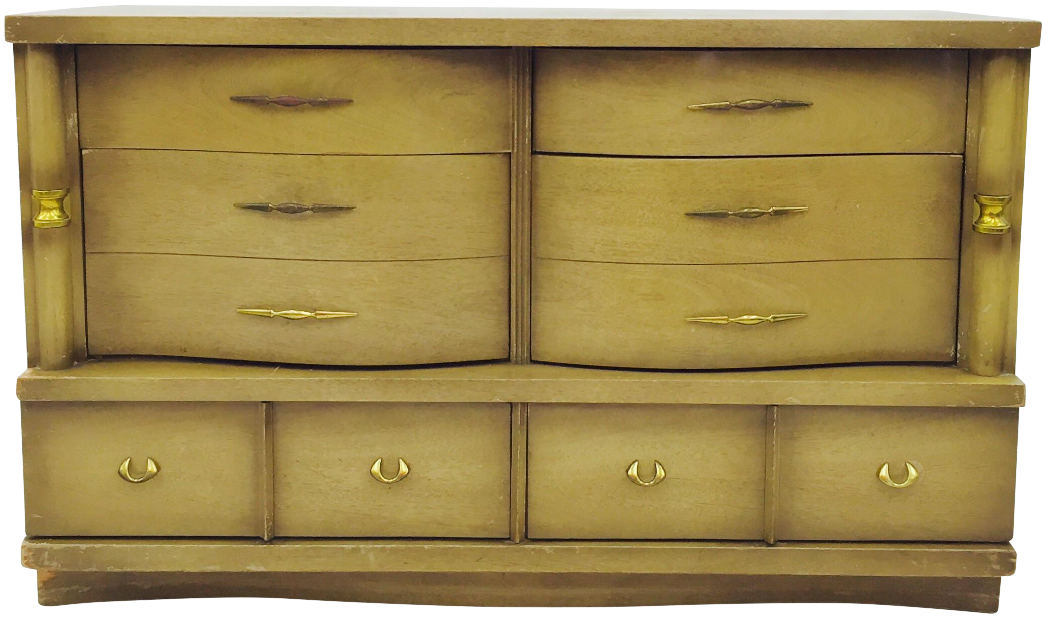 Bassett Furniture Mid Century Dresser