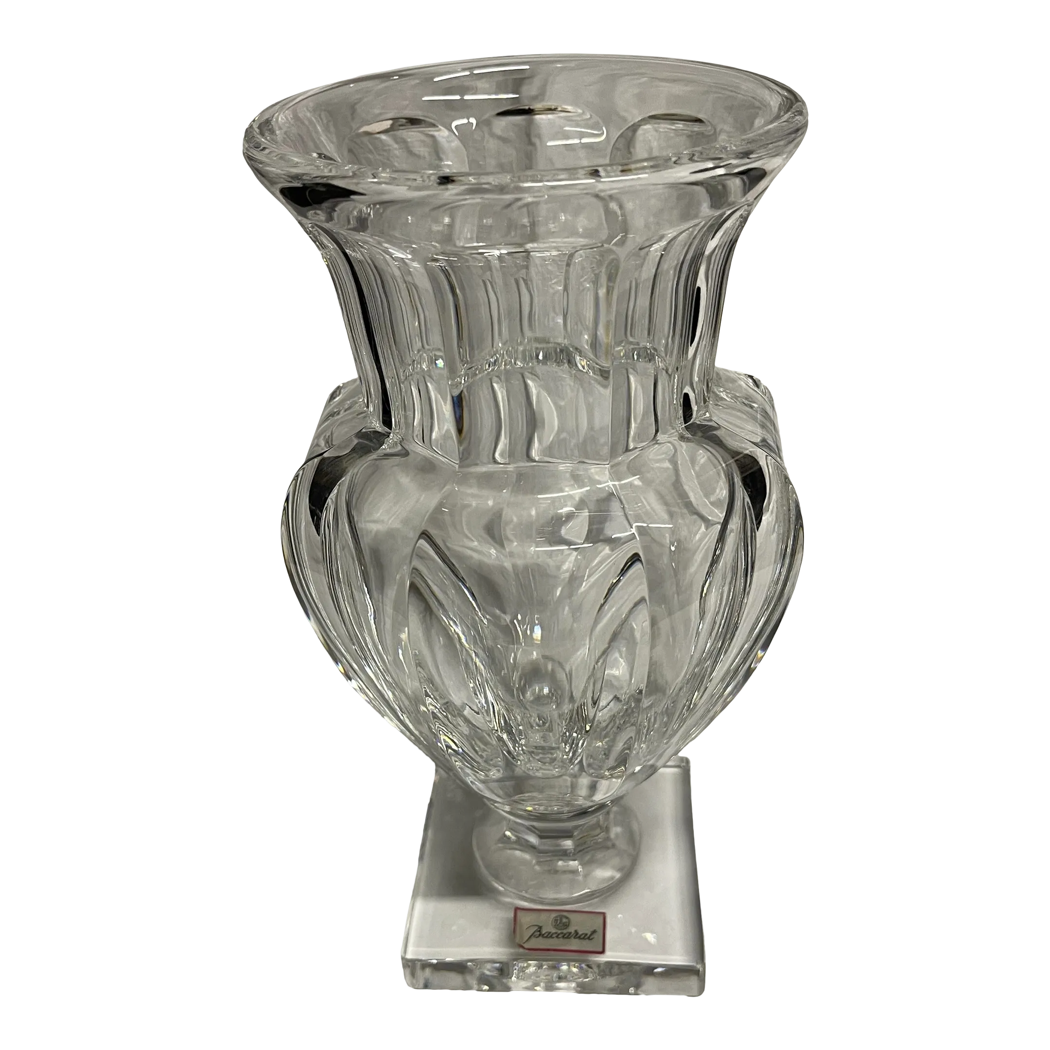 1980s Baccarat Crystal Vase | Chairish