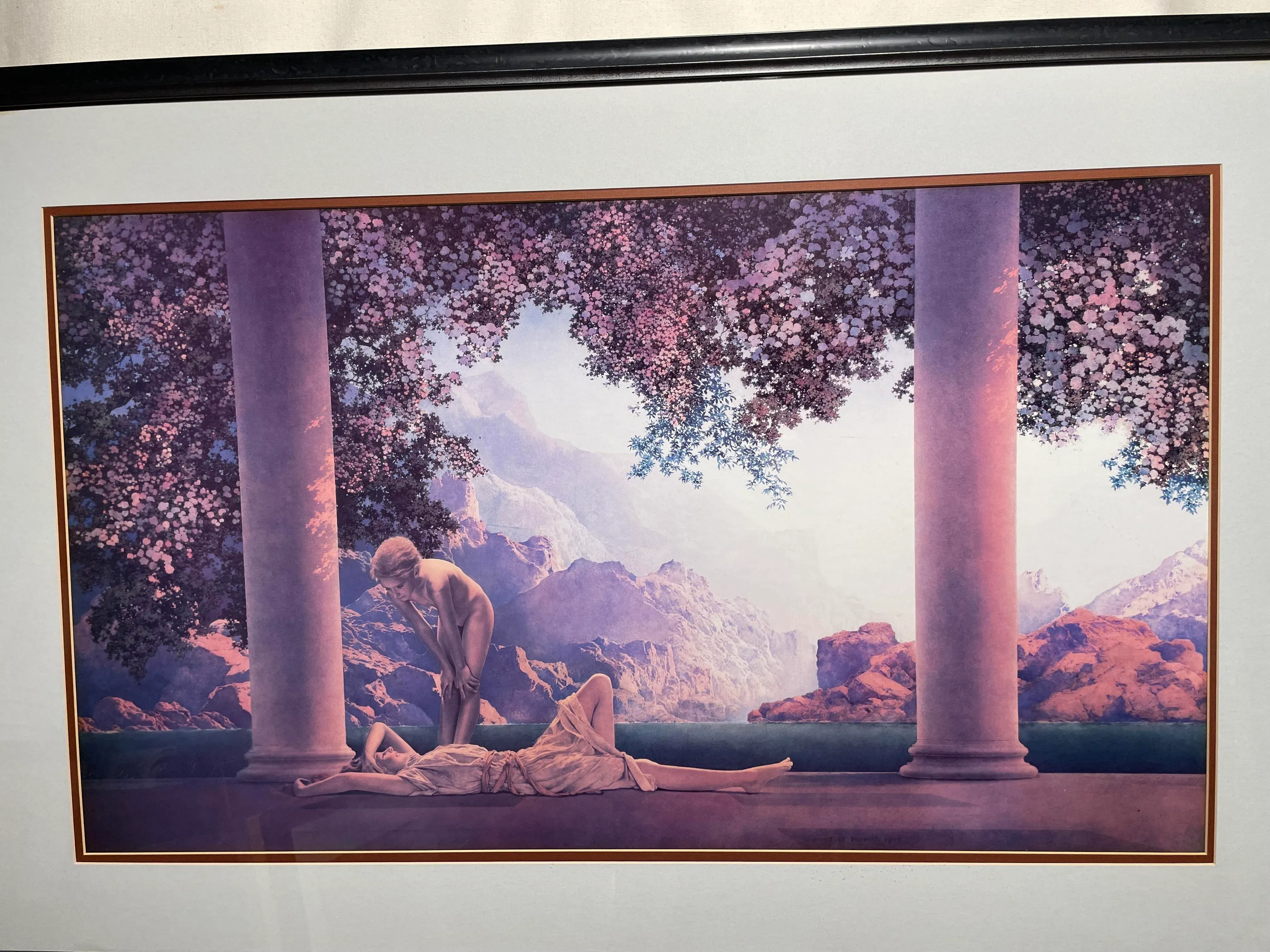 Early 20th Century, Maxfield Parrish Daybreak Collotype
