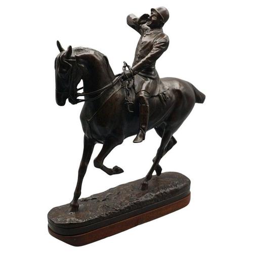 The Whip Bronze Sculpture by John Willis Good