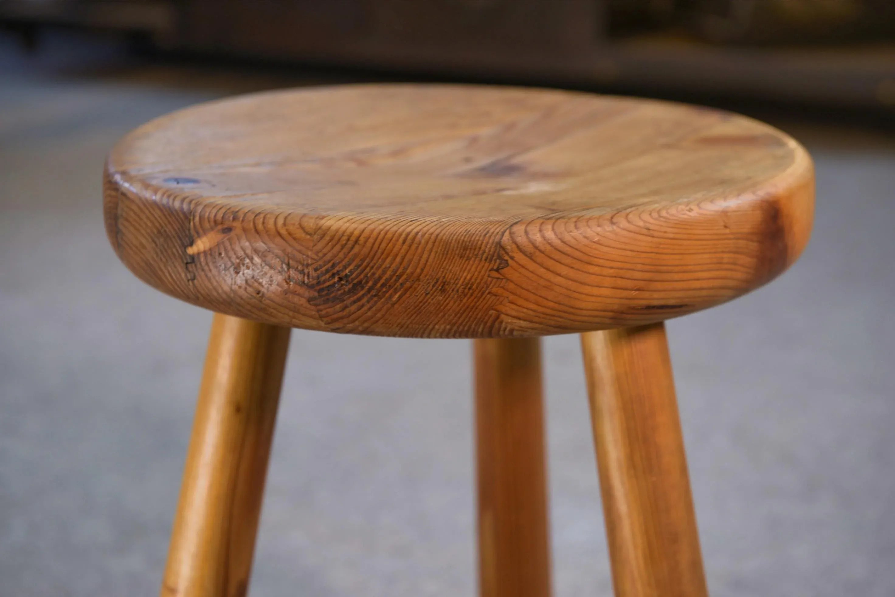 Mid-Century Pine Stool, 1960s | Chairish