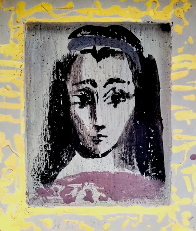額装済/Chez Dominique Sassi/パブロ ピカソ/アートポスター Picasso, Pablo Chez Dominique Sassi, Exhibition Poster 1986