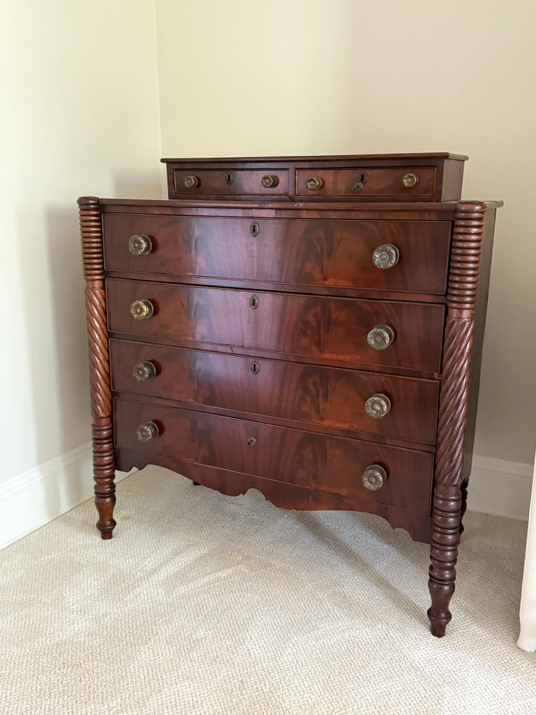 Antique Barley Twist Dresser | Chairish