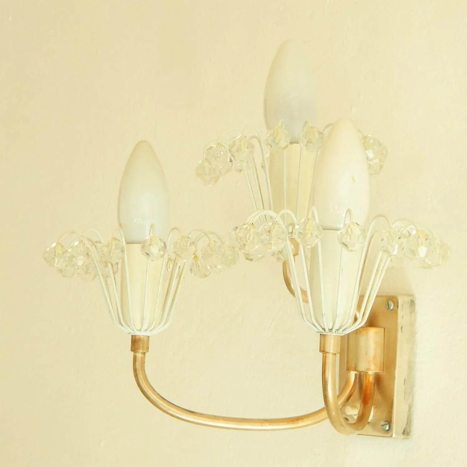 Silver-Plated Wall Lights by Rupert Nikoll, 1960s, Set of 2