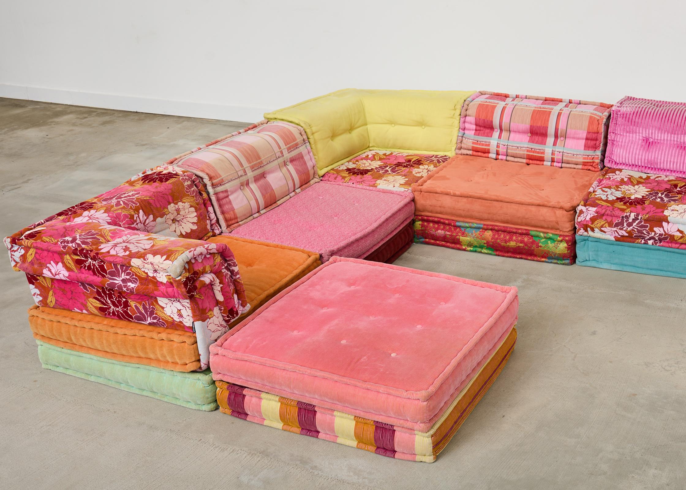 Mah Jong 34 Piece Kenzo Missoni Sofa by Hans Hopfer for Roche