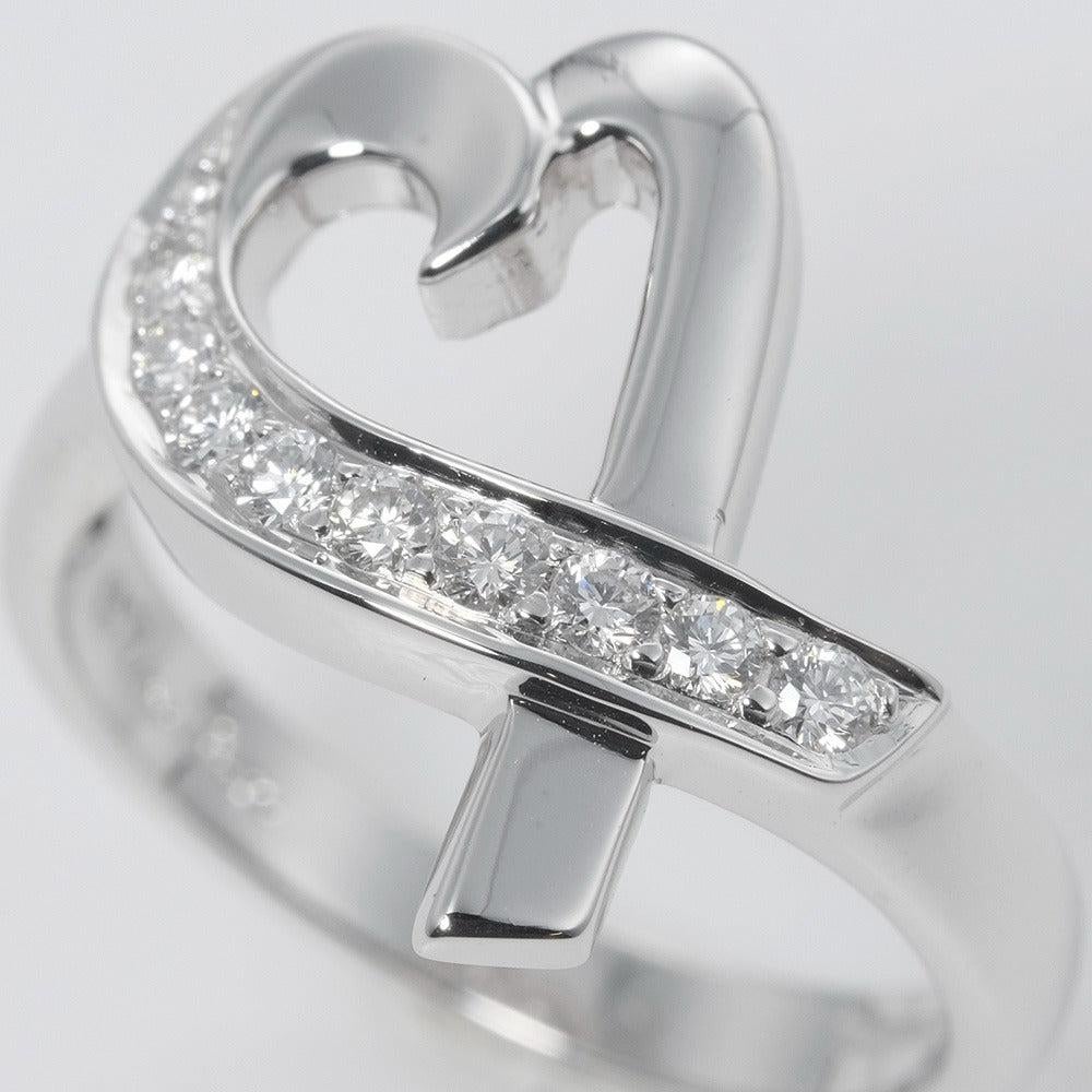 【ユーズド品】TIFFANY　Double Loving Heart　＊580 ユーズド品】TIFFANY Double Loving Heart ＊580
