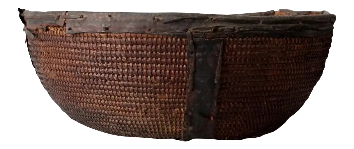 Antique Woven African Bowl Chairish