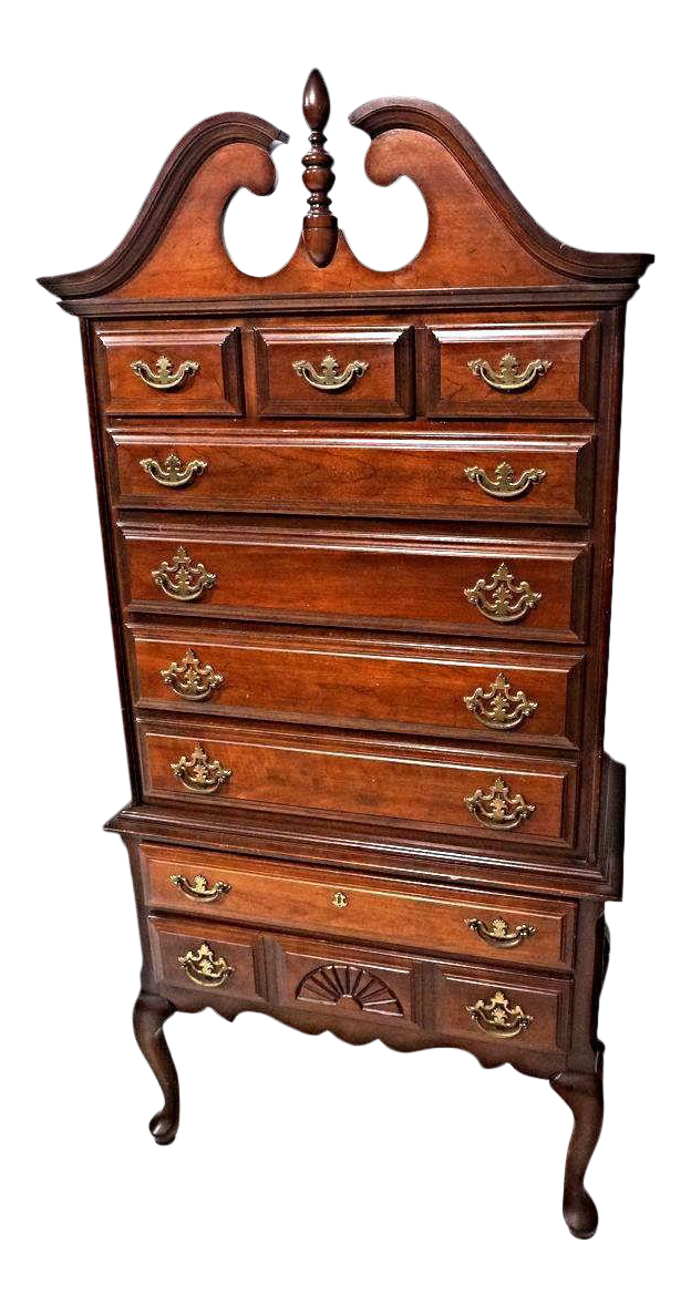 Henredon Mahogany Highboy Chest Dresser Chairish