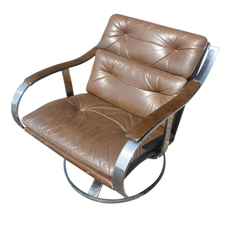 1970s Pair of Gardner Leaver for Steelcase Lounge Chairs | Chairish