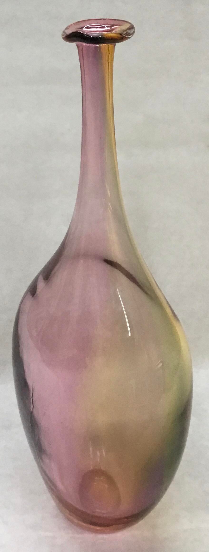 Kosta Boda Kjell Engman “Fidji” Bottle Vase | Chairish