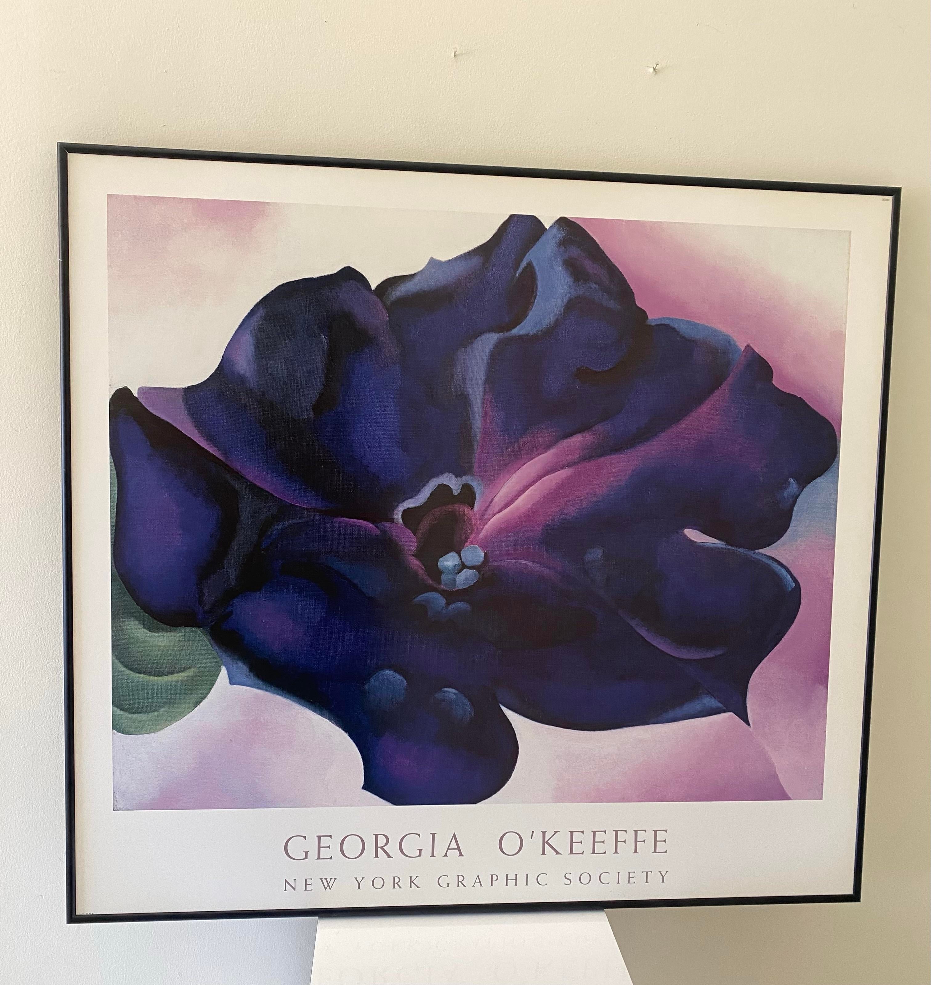 希少! ia O'Keeffe Petunia,1925 Poster Georgia O'Keeffe Petunia New York Graphic Society 1991