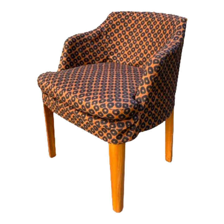 Contemporary MidCentury Modern Style Corner Chair Chairish