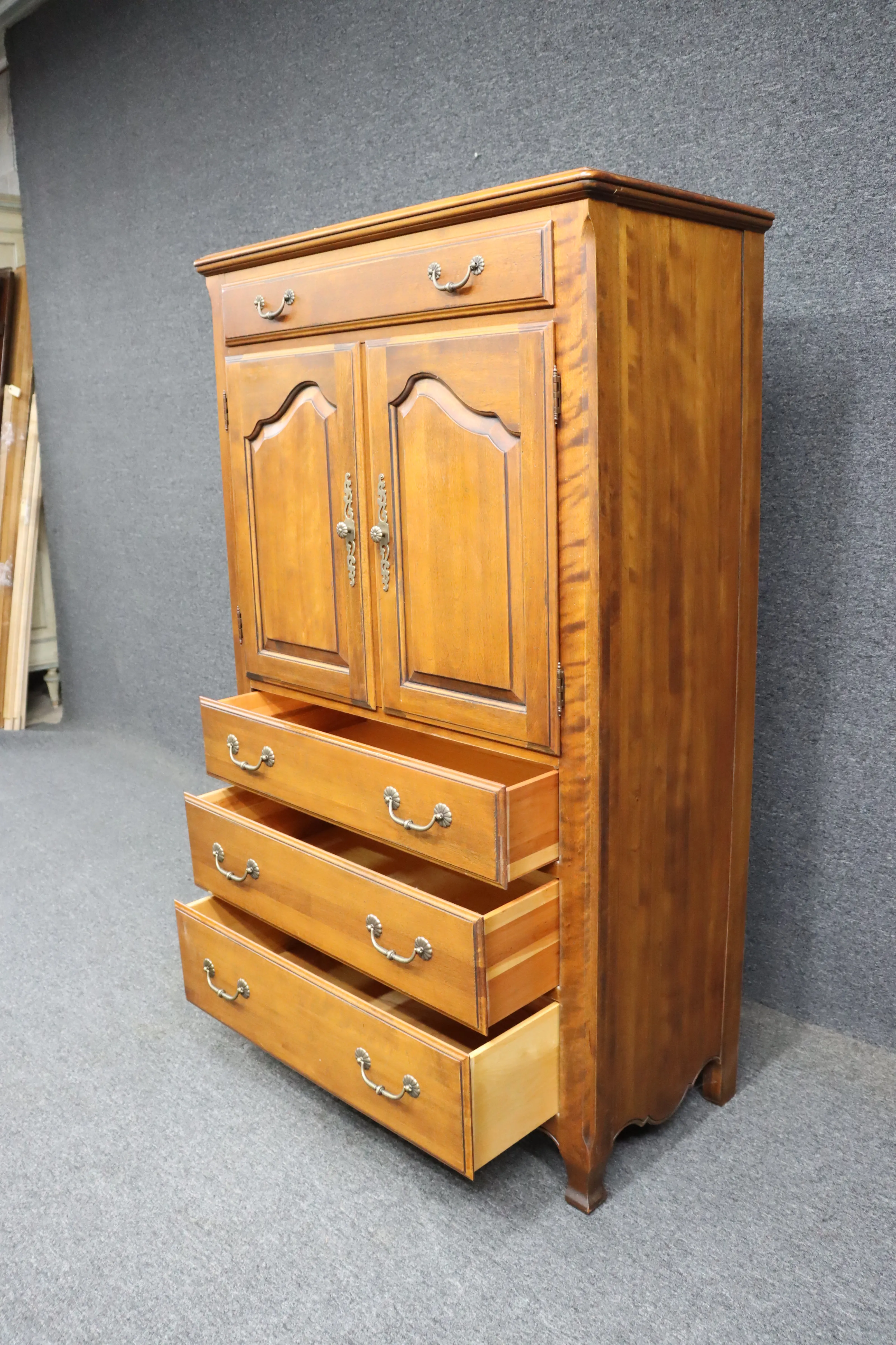 Ethan Allen XV Style Cherry Linen Chest