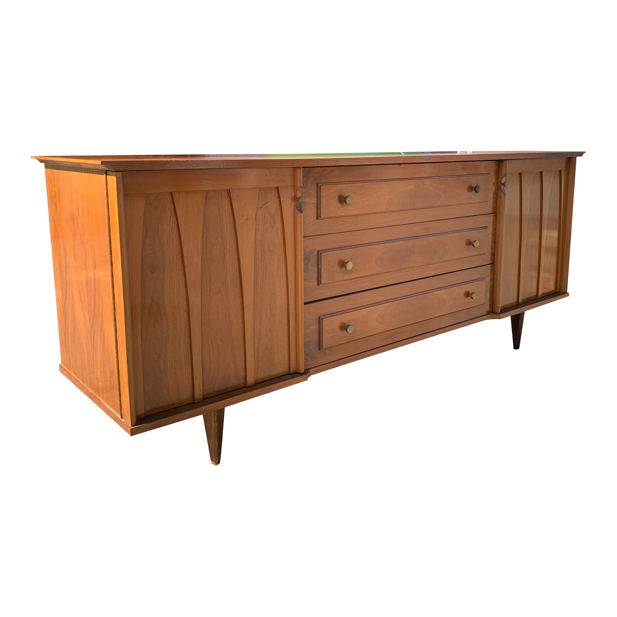 Mid Century Modern Credenza in Sculpted Vintage Design Chairish