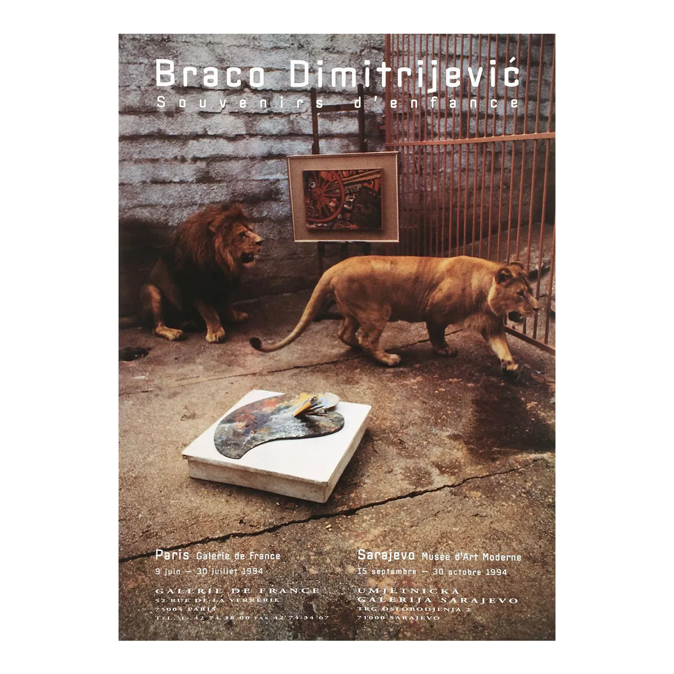 1994 Braco Dimitrijevic Galerie De France Poster