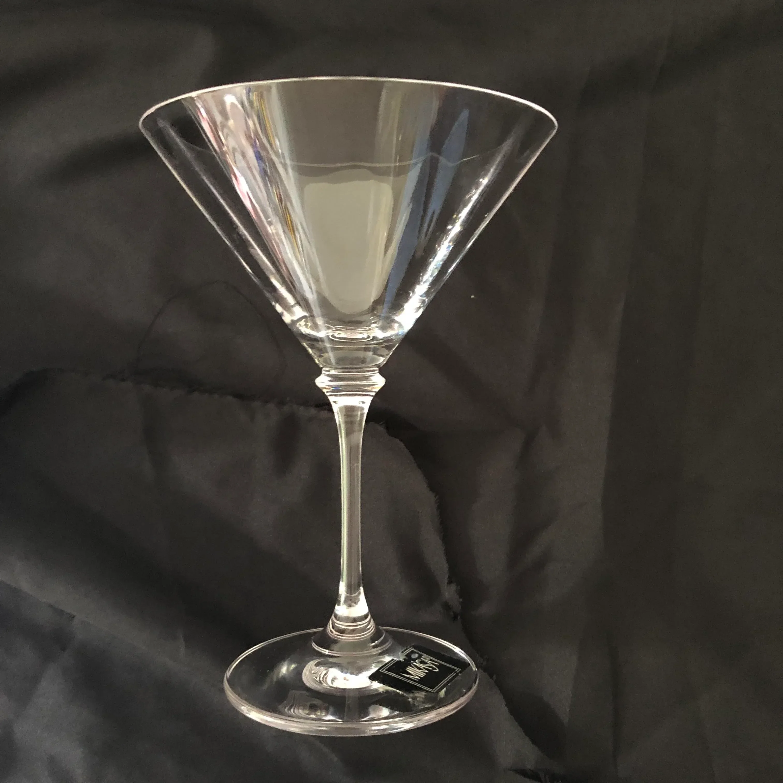 Contemporary Mikasa Crystal Stephanie Martini Glass