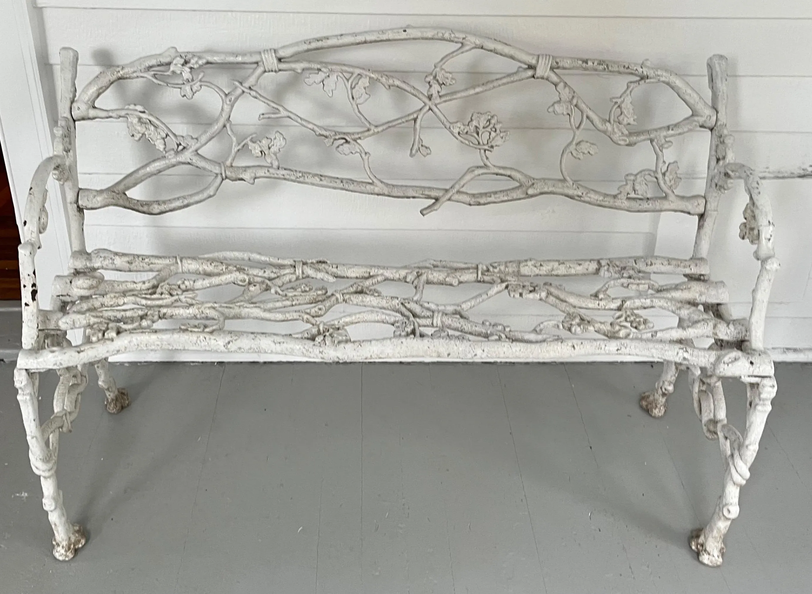 Antique 19th Century American Classical New York Cast Iron Twig