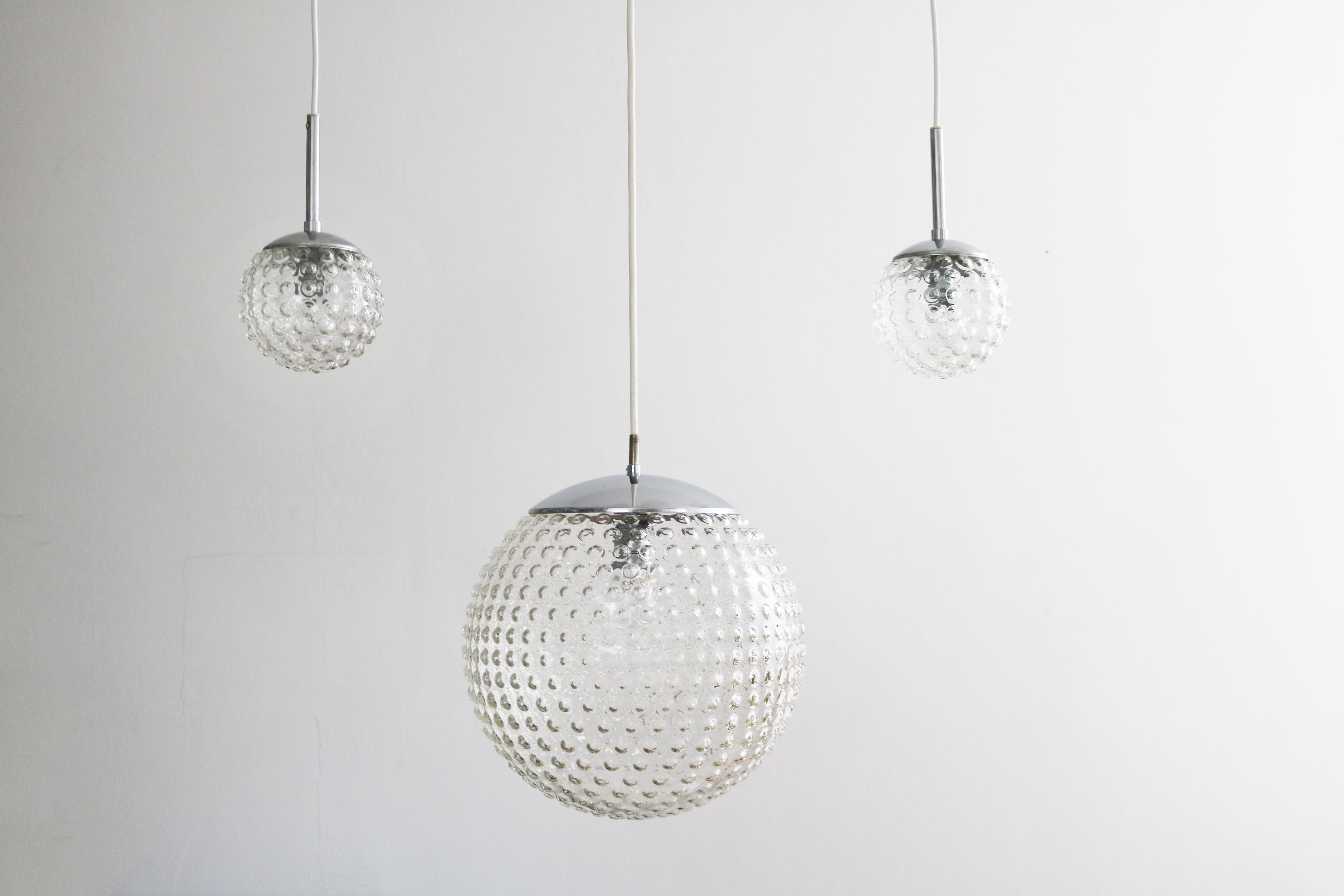 Vintage Pendant Lights by Rolf Krüger for Staff Leuchten, 1960s