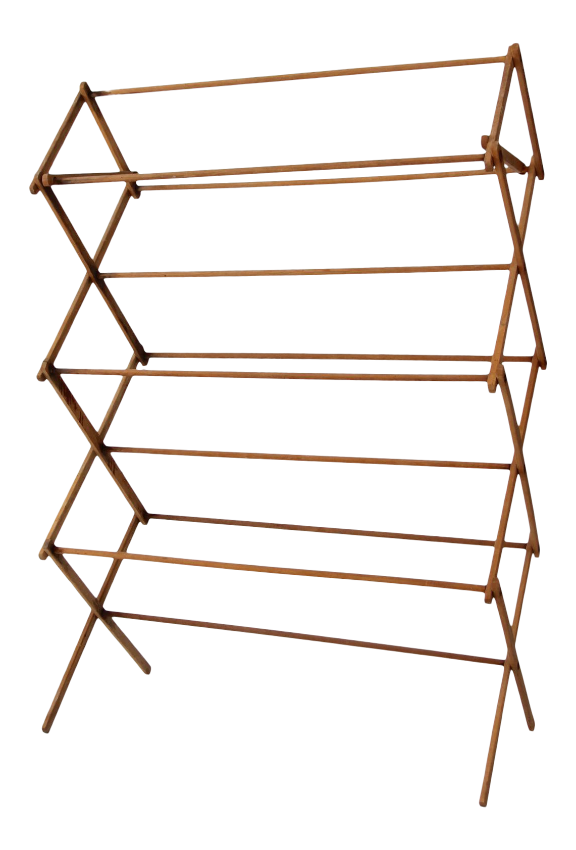 Vintage RidJid Wooden Laundry Rack Chairish