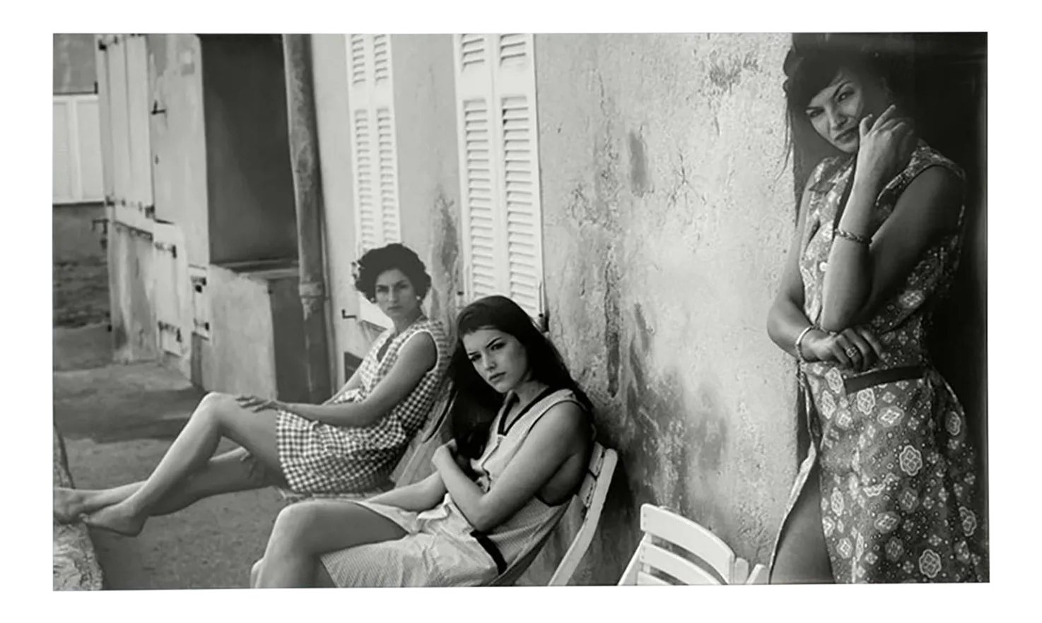 Alain Daussin, Trois filles Saint Tropez, 2002, Silver Print