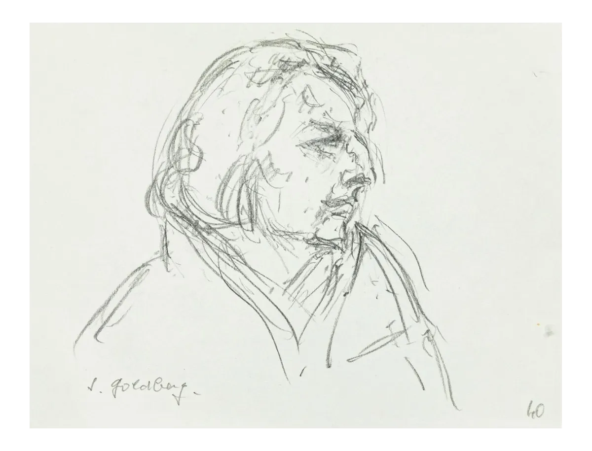 portrait-original-pen-drawing-by-s-goldberg-mid-20th-century-mid