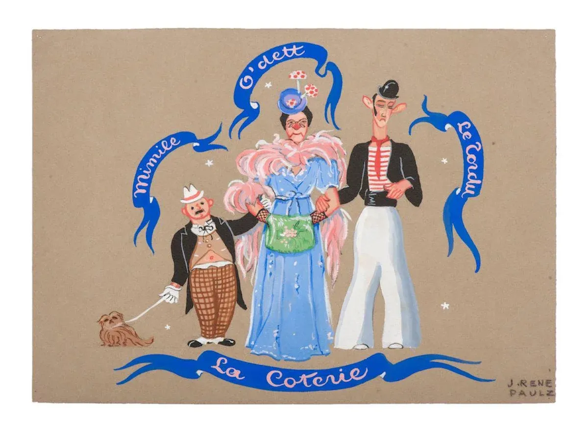 Irene Paulz, The Circus, Tempera, 20th Century