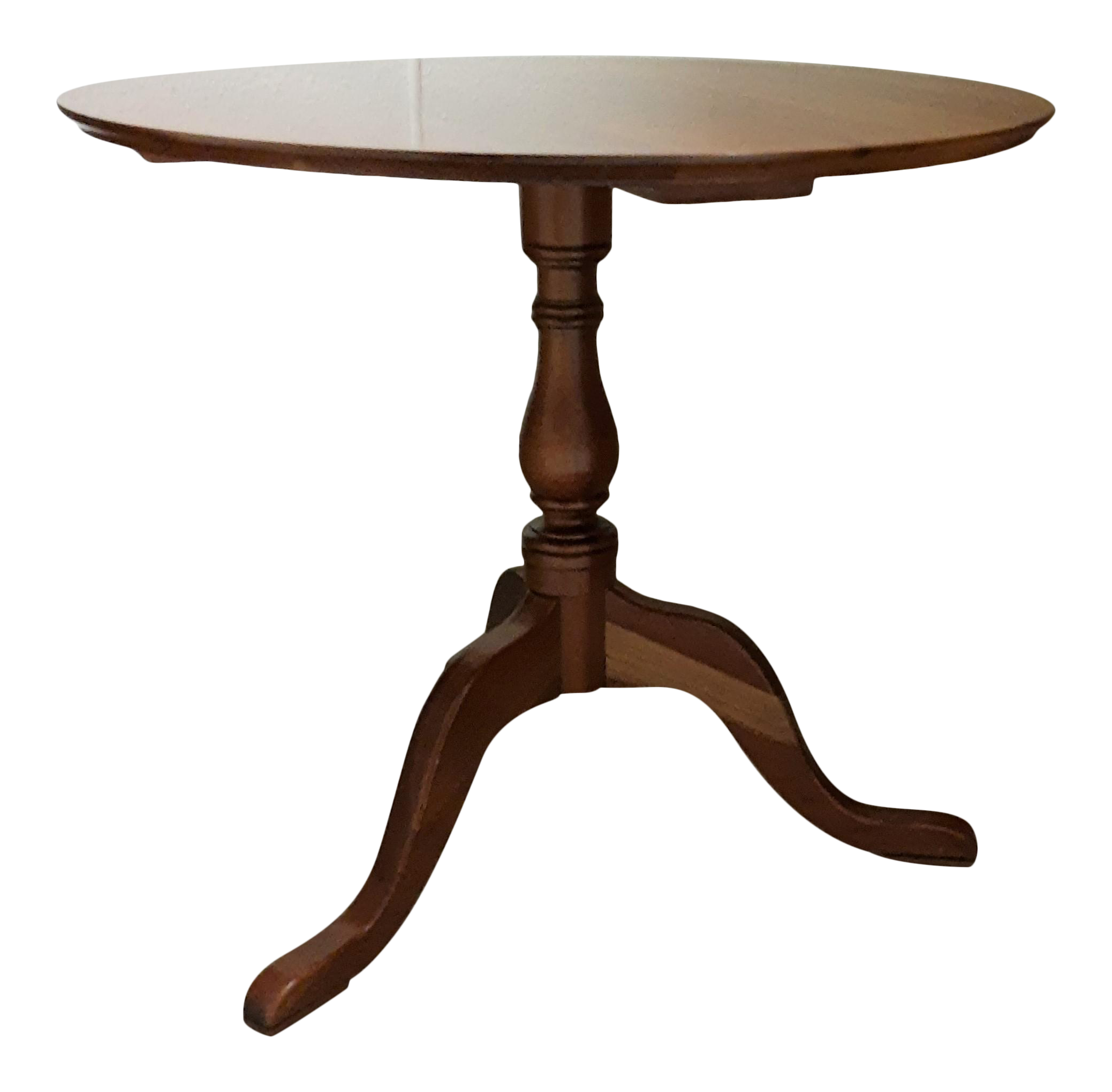 Contemporary 3Leg Round End Table Chairish